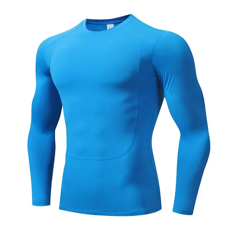 Men Women Compression Running Long Base Tight T Shirt Fitness Sport Basketball Football Skiing Training Gym Bottom Clothes H02