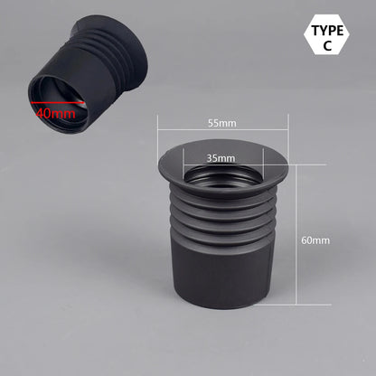 Rubber Tactical Flexible Scalability Ocular Recoil Cover Eye Protector Cover Hunting Accessory For Airsoft Rifle Scope telescope