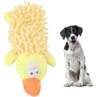 1 Plush Toy with a Dog Gnawing and Making Sounds