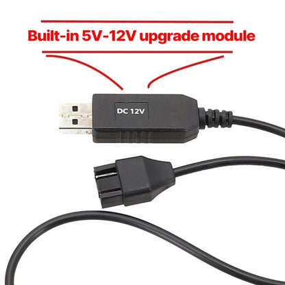 Full Speed 12V/5V USB to 4Pin PC Fan Sleeved Power Adapter Cable Usb A Male/Small 4pin 30/50/100CM