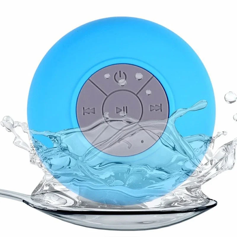 Bathroom waterproof wireless Bluetooth speaker large suction cup mini portable speaker outdoor sports stereo speaker