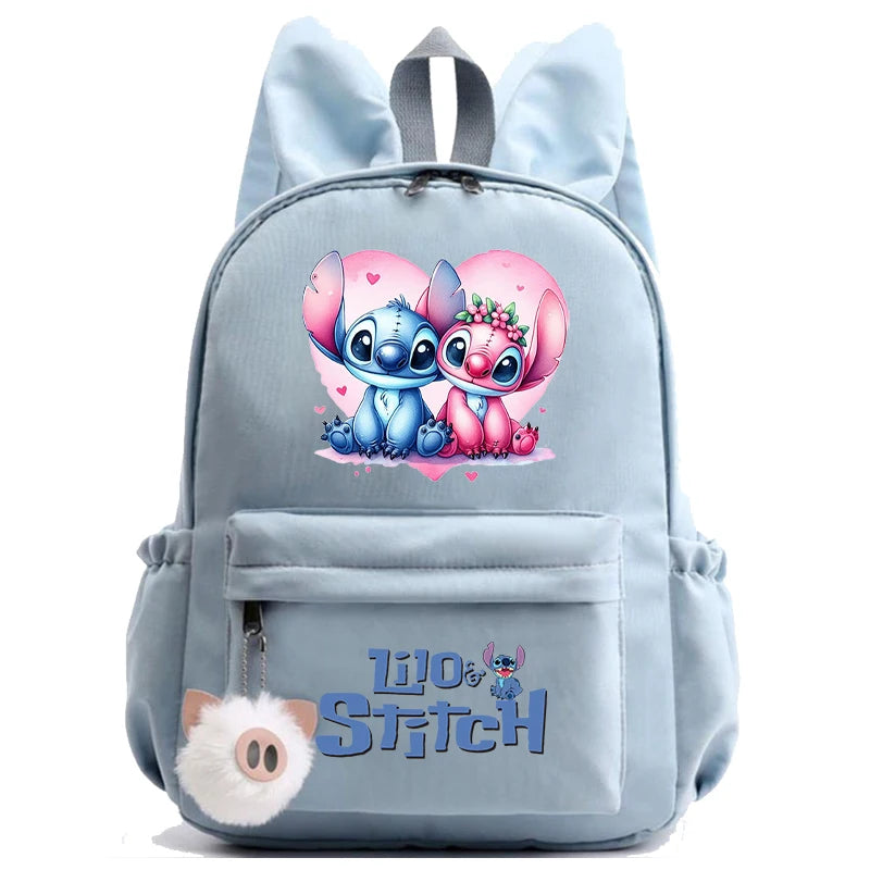 Disney Stitch Backpack for School Girl Boy Student Teenager Children Rucksack Women Casual Mochila Bags Kids Birthday Gifts Toys