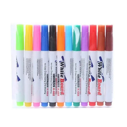 New Marker Set Watercolor Pen Refill Marker Art Supplies School Washable Christmas Gift 12 Color Refill With Spoon