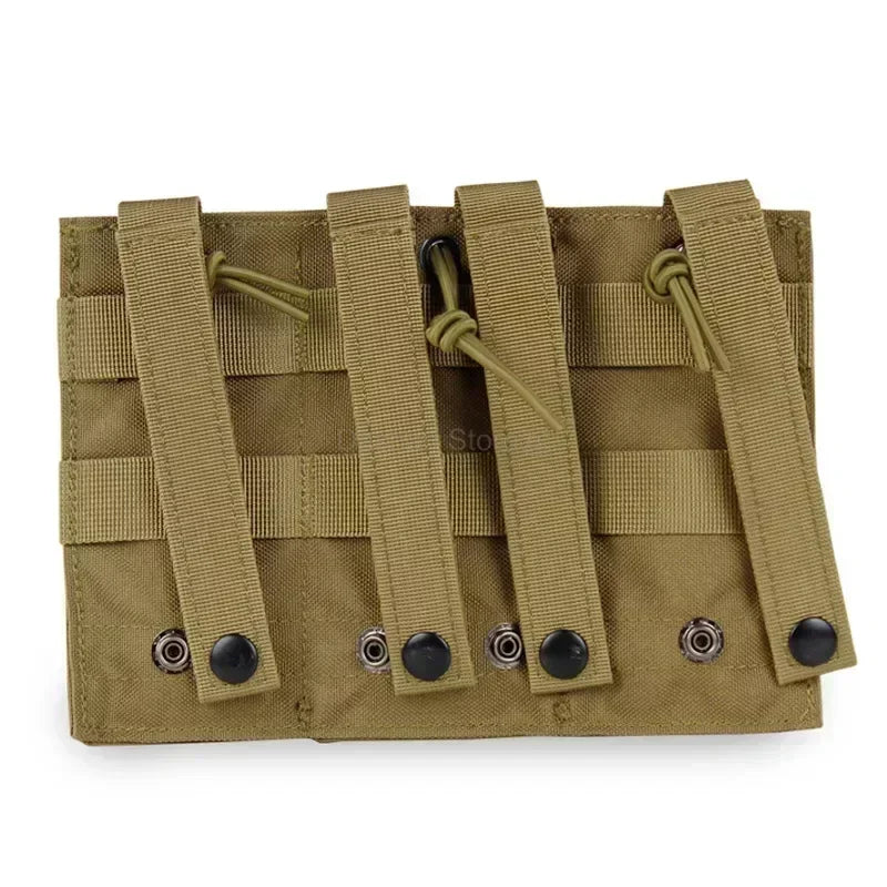 New Outdoor Tactical Magazine Molle Pouches AK AR Hunting Rifle Pistol Ammo Mag Bag Airsoft Sundry Holster M4 Dual Storage Bag