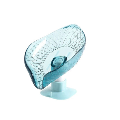 Leaf Shape Soap Box Drain Soap Holder Bathroom Accessories Suction Cup Soap Dish Tray Soap Dish For Bathroom Soap Container