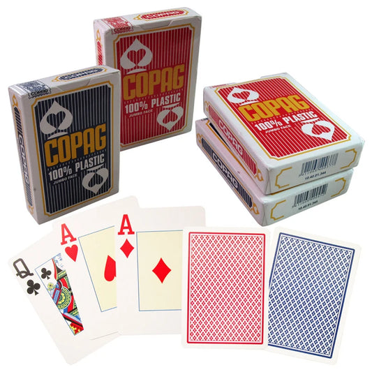 Premium Plastic Poker Cards Texas Playing Cards Standard Sealed Decks Magic Dmagic Waterproof Big Number Poker Gift Collection