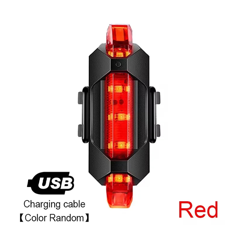 Bike Light Set Bicycle Headlight Taillight USB Rechargeable MTB Bike Front Rear Lamp Set Cycling Flashlight Bicycle Accessories