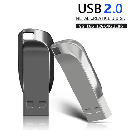 USB Flash Drive 2.0 High Speed Pendrive 128GB 64GB 32GB 16GB 8GB Cle USB 2.0 Flash Pendrive 64GB 128GB Metal 2.0 Stick Pen Drive