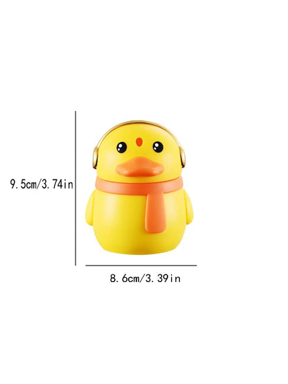 Little Yellow Duck Press Type Toothpick Tube Cartoon Cute Automatic Pop-up Toothpick Storage Box Home Creative Toothpick Bottle