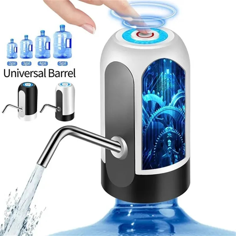 Water Bottle Pump USB Charging Automatic Electric Water Dispenser Pump Bottle Water Pump Auto Switch Drinking Dispenser