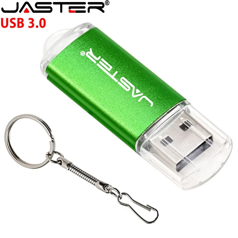 Black USB 3.0 Flash Drive 128GB High Speed Pen Drive 64GB Free Key Chain Memory Stick  32GB Plastic Metal Blue USB Stick 16GB