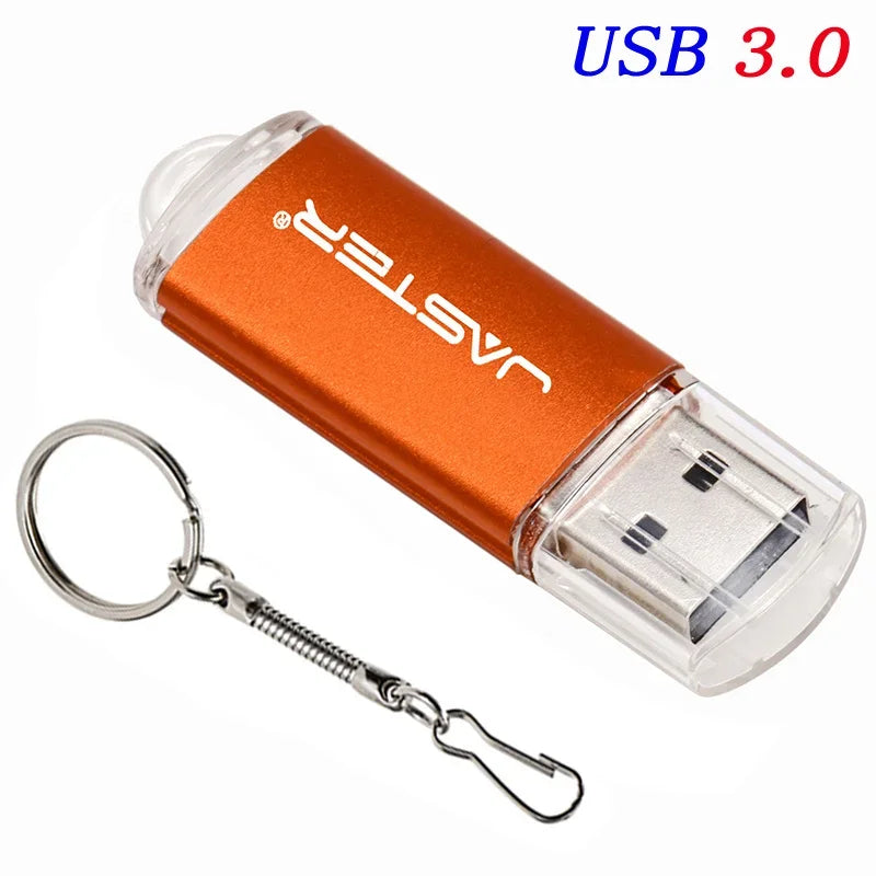 Black USB 3.0 Flash Drive 128GB High Speed Pen Drive 64GB Free Key Chain Memory Stick  32GB Plastic Metal Blue USB Stick 16GB