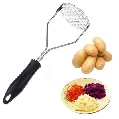 1pc Stainless Steel Manual Potato Ricer Garlic Masher Creative Potatoes Pumpkin Sweet Potato Masher Kitchen Gadgets