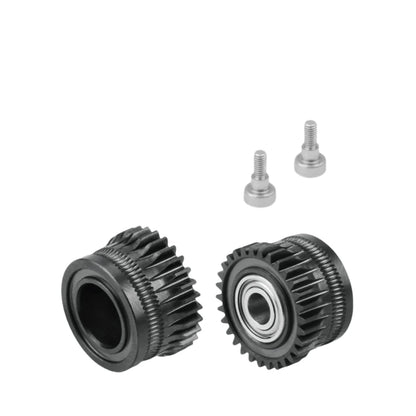 CR K1C Extruder K1 Gear All Metal Filament Drive Gear for Creality K1 Max Extruder Nickel Plated DLC Coating High Hardness Wear