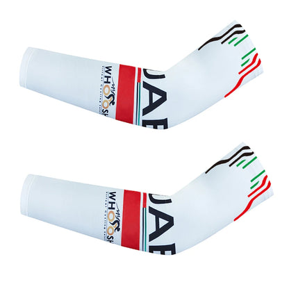 2025  FDJ TEAM ITALIA Cycling Arm Warmers Quick Dry Ciclismo Arm Protection Anti Slip Bike Accessorries Sport Sleeves