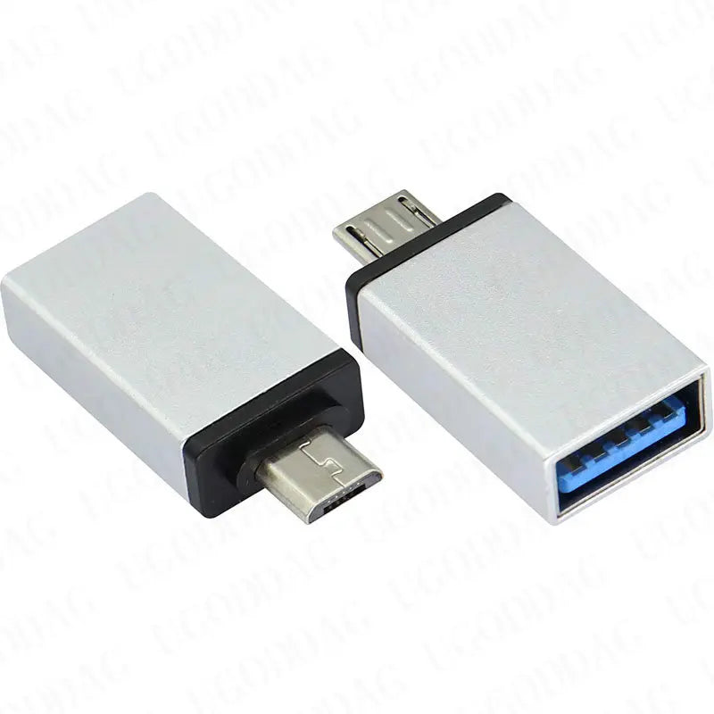 1/2/4 PCS OTG Micro to USB Adapter Aluminum Alloy Micro USB Male to USB 2.0 A Female OTG Adapter for Android Smartphone Tablets