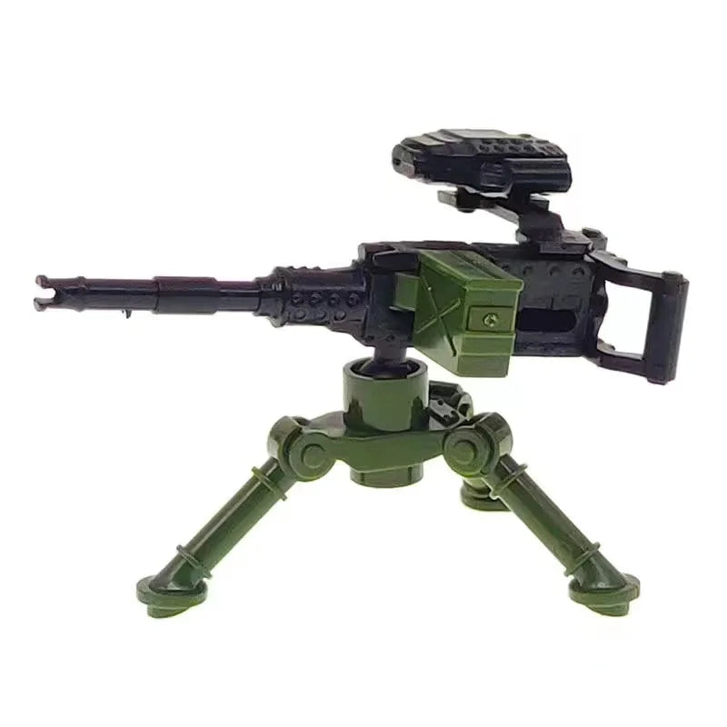 WW2 Military Building Blocks Solider Figures Gifts Weapons Machine Guns Equipments Accessories RPG MK19 Gatling NSV Mortar MOC