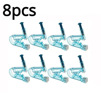 Blue Ear Piercing Gun Kit Asepsis Disposable Healthy Safety Nose Earring Piercer Tool Set Sterile Machine Kit Studs Body Jewelry