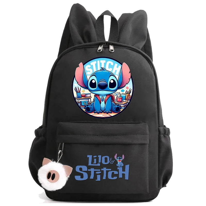 Disney Stitch Backpack for School Girl Boy Student Teenager Children Rucksack Women Casual Mochila Bags Kids Birthday Gifts Toys