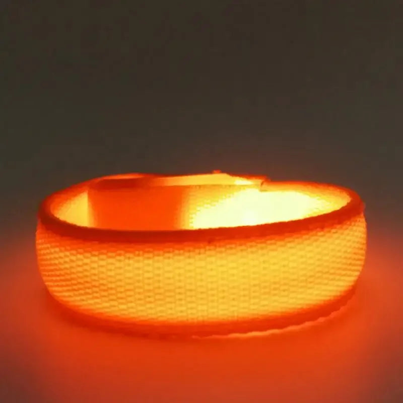 Luminous Bracelet Nylon Adjustable Armband Night Running Climing Strap Safety Bright Band Party Glow-in-the-dark Props