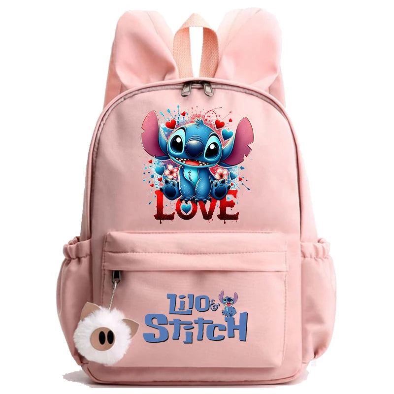 Disney Stitch Backpack for School Girl Boy Student Teenager Children Rucksack Women Casual Mochila Bags Kids Birthday Gifts Toys