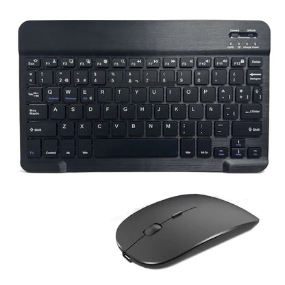 Wireless Keyboard Spanish French Azerty Russian With N And Mouse Mini Bluetooth Gamer For iPad Mac Tablet PC Phone Cell Laptop