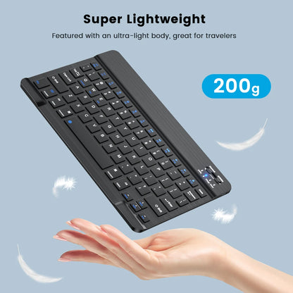 Wireless Keyboard Spanish French Azerty Russian With N And Mouse Mini Bluetooth Gamer For iPad Mac Tablet PC Phone Cell Laptop