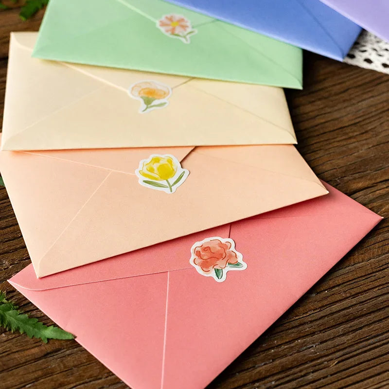 3D pop-up style creative minimalist  greeting card original flower blessing card happy birthday party invitation letter gift