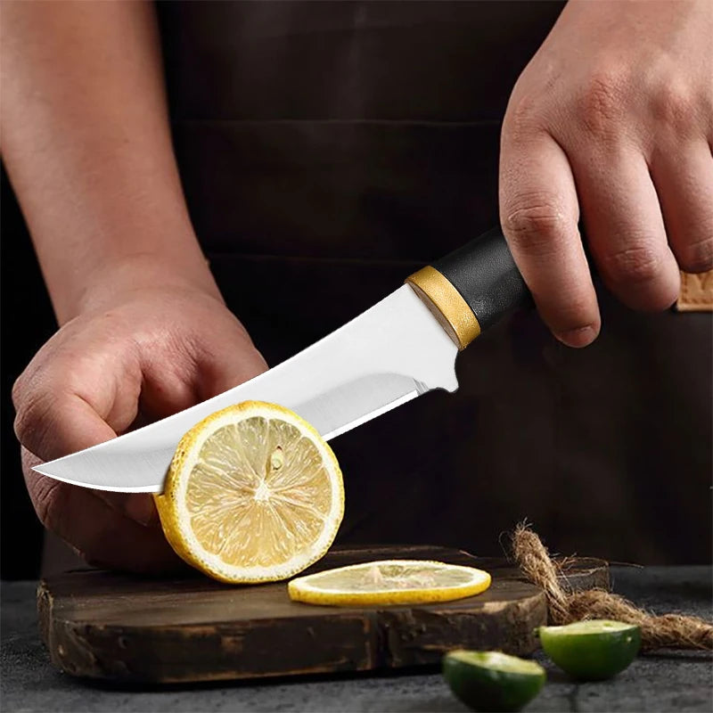 Boning Knife Stainless Steel Sharp Kitchen Knives for Cutting Vegetables and Peeling Fruit Meat Cleaver Beef and Lamb Knives