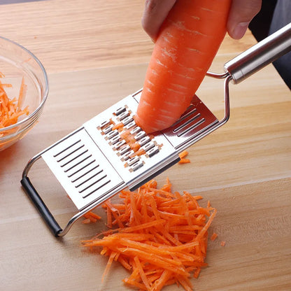 Shredder Cutter Stainless Steel Grater Portable Manual Vegetable Slicer Easy Clean Grater Multi Purpose Home Kitchen Tool