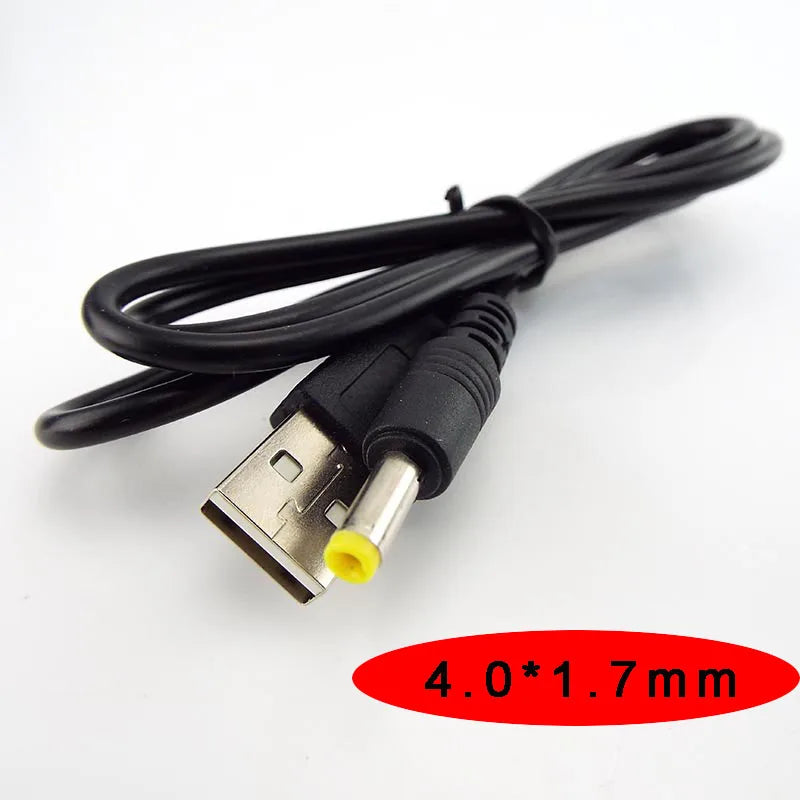 USB to DC 3.5*1.35mm 2.0*0.6mm 2.5*0.7mm 4.0*1.7mm 5.5*2.1mm 5.5*2.5mm Plug Jack DC 5V Power Extension Cable Connector