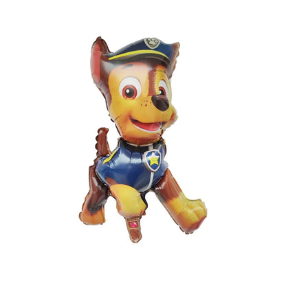 4pcs Paw Patrol Themed Balloon Party Decoration Supplies Rescue Dog Chase Rubble Aluminum Foil Balloon Childrens Birthday Gift