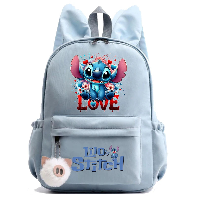 Disney Stitch Backpack for School Girl Boy Student Teenager Children Rucksack Women Casual Mochila Bags Kids Birthday Gifts Toys