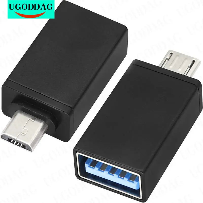 1/2/4 PCS OTG Micro to USB Adapter Aluminum Alloy Micro USB Male to USB 2.0 A Female OTG Adapter for Android Smartphone Tablets