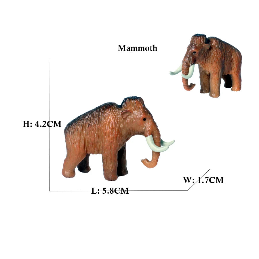 Wild Animal Figures Elephant Toy Mammoth Figurines Action Figure jungle Models Plastic Animals for Children Toys for Kids Gifts