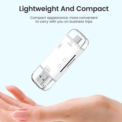 Elough OTG Micro SD Card Reader Flash Drive Smart Memory Card Reader Type C Cardreader USB C Adapter USB2.0 TF Card Adapter CF