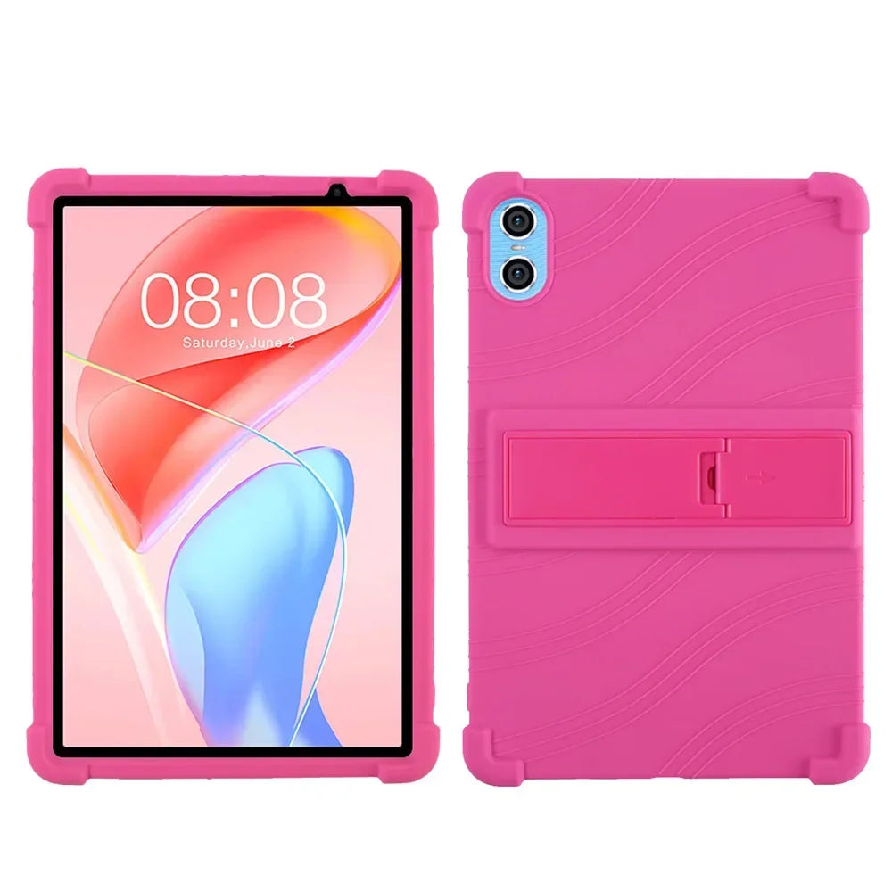 For Silicone Anti Fall Cover Stand Cover for TECLAST P26T /Vortex T10 /Vortex T10M /Vortex T10M Pro Plus 10.1" Tablets  Soft