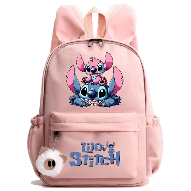 Disney Stitch Backpack for School Girl Boy Student Teenager Children Rucksack Women Casual Mochila Bags Kids Birthday Gifts Toys