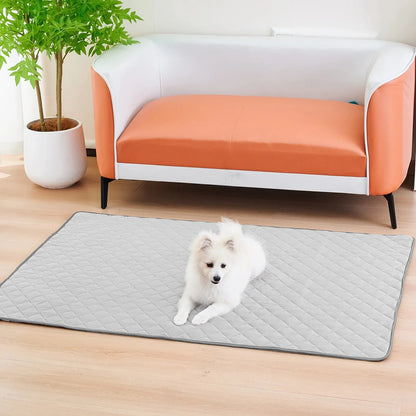 Dog Ice Mat Cooling Summer Pad Mat For Dogs Cat Blanket Sofa Breathable Pet Dog Bed Washable For Small Medium Large Dogs Mats