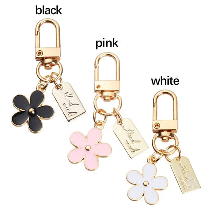 Gift Decoration Women Charm Pendant for Purse Bag Charm Keyring Flower Key Chain Keychains