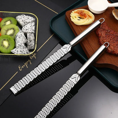 Cheese Grater & Lemon zester Stainless Steel Kitchen Grater Slicer with Non-Slip Handle Dishwasher Safe Kitchen accessories