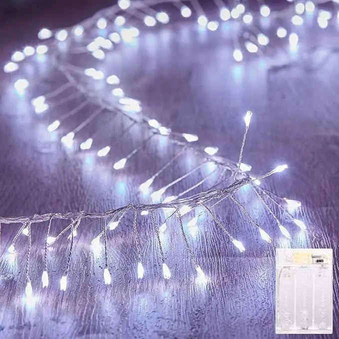 Christmas decorations 2024 String Light Xmas Tree Hanging Ornament Christmas supplies For DIY Wreath Home Weeding Indoor Outdoor