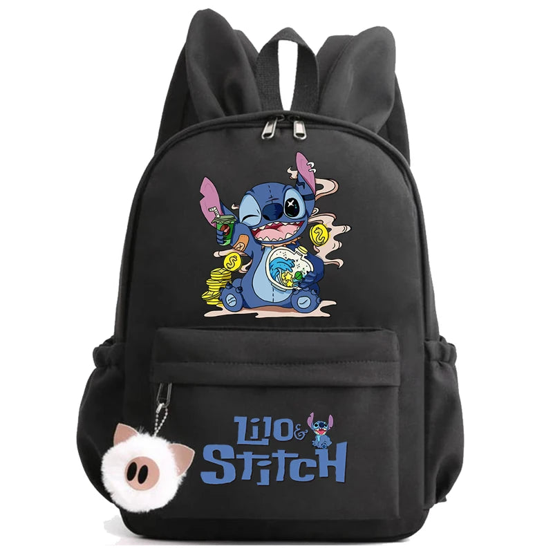 Disney Stitch Backpack for School Girl Boy Student Teenager Children Rucksack Women Casual Mochila Bags Kids Birthday Gifts Toys