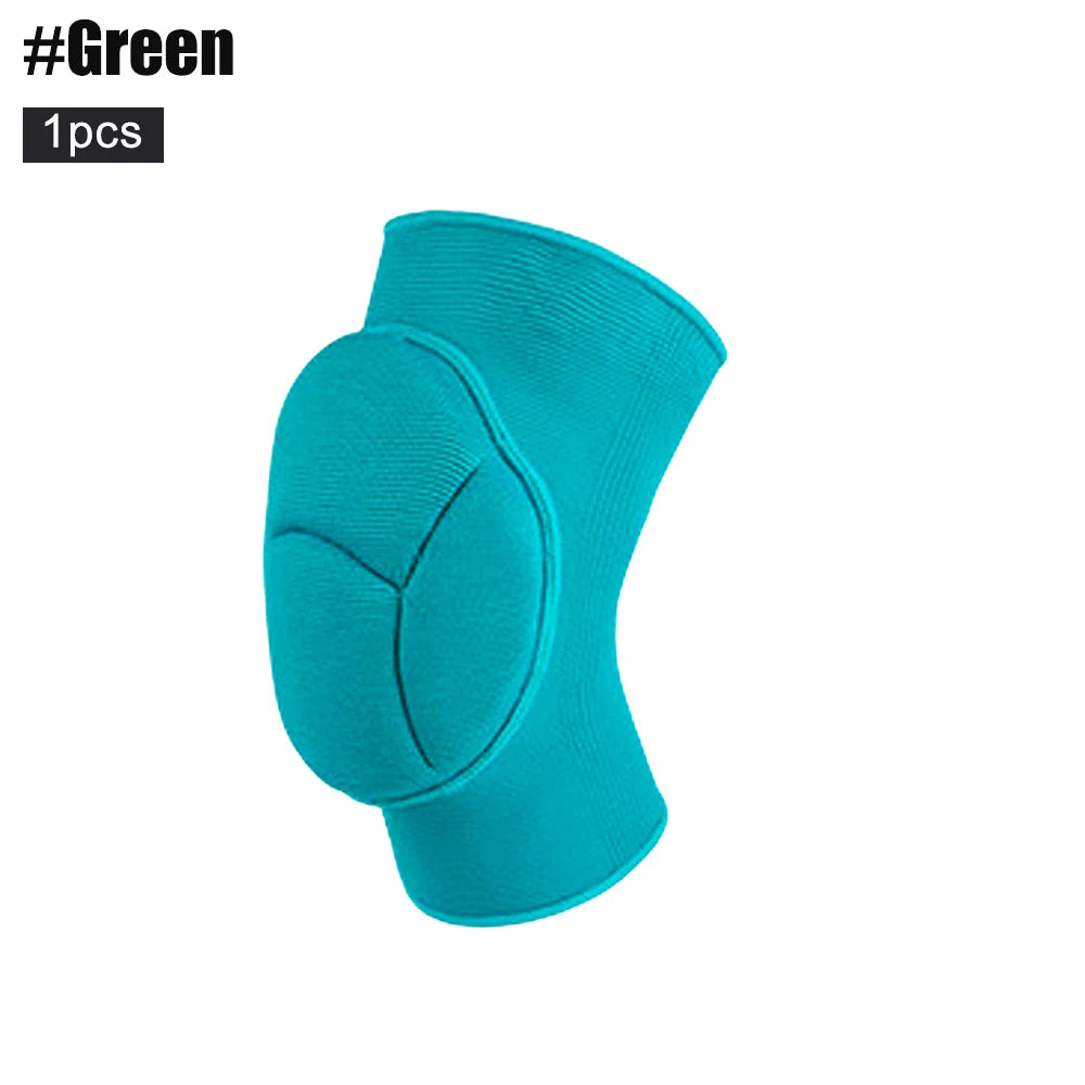 1Pcs Kneepads Thick Sponge Anti-Slip Collision Avoidance Knee Sleeve Football Jogging Wrestling Basketball Volleyball Women Men