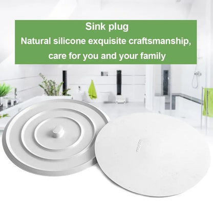 Large Silicone Bathtub Stopper Leakage-proof Drain Cover Sink Hair Stopper Tub Flat Plug Stopper Bathroom Accessories 11cm 4.3"