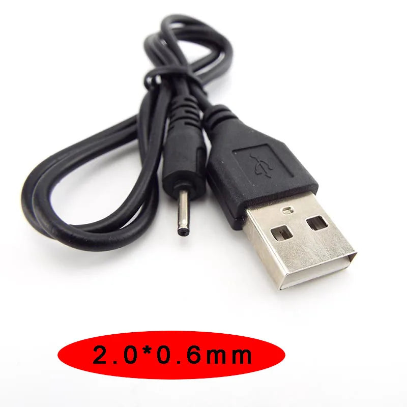 USB to DC 3.5*1.35mm 2.0*0.6mm 2.5*0.7mm 4.0*1.7mm 5.5*2.1mm 5.5*2.5mm Plug Jack DC 5V Power Extension Cable Connector