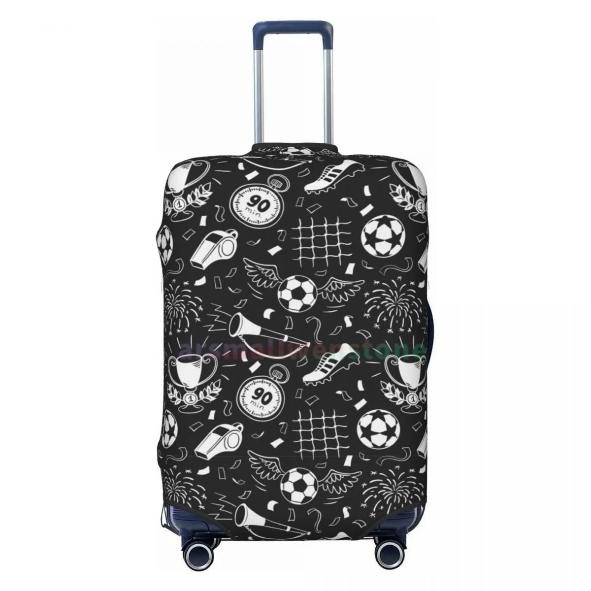 Football Luggage Cover Suitcase Protector Thicken Elasticity Dust Covered Anti-scratch Protective Case 18-32 Inch