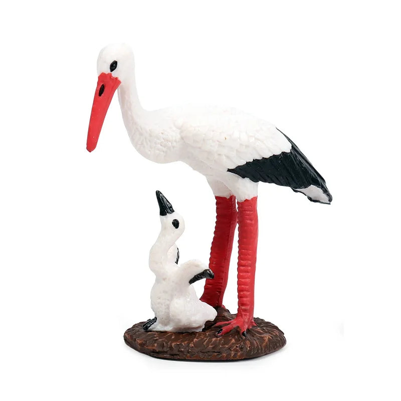 Simulation Of Wild Animals Birds Birds Storks And Cranes Toy Ornaments