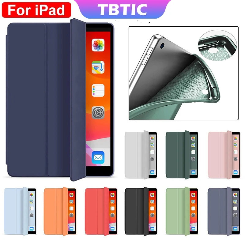 TBTIC Tablet For IPad Case Air 5 4 10.9 Pro 11 10th Funda 9th 8th 7th Generation 10.2 6th 5th 9.7 Mini 6 5 4 Air 3 10.5 Cover