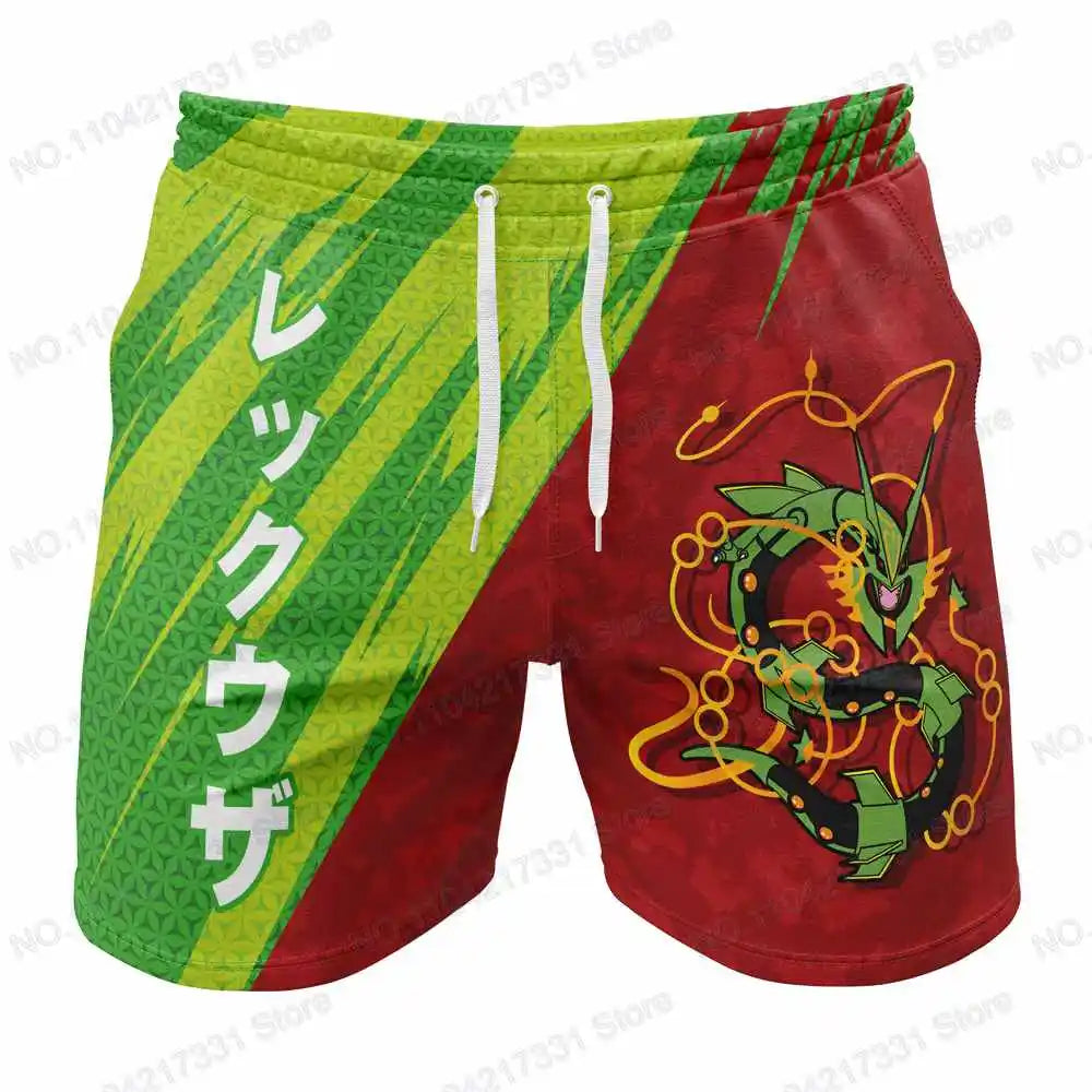 2th Cute Casual Anime Rash Guards Surfing Jersey Beach Shirts Swimwear Diving Gym Shorts MMA BJJ Men Jiu Jitsu Fitness Sets